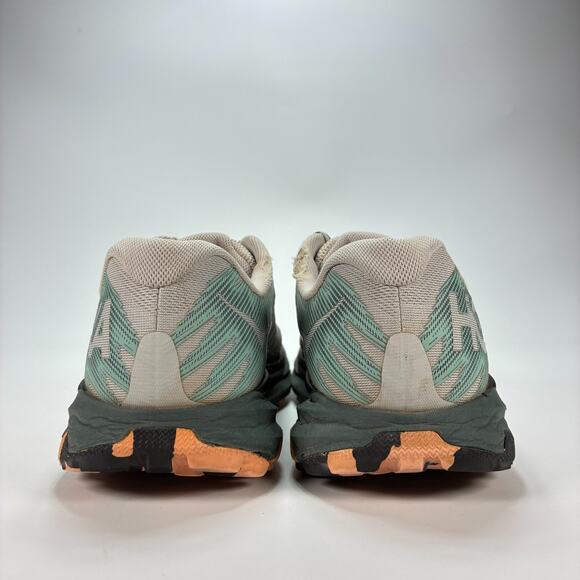 Hoka Torrent 3 Gray Green Trail Running Shoes Sneakers 1127915 HMSP Womens Sz 9B - Picture 5 of 12